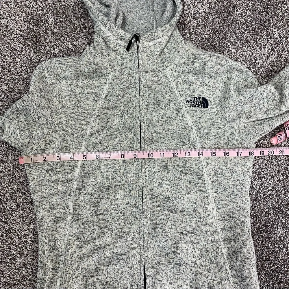 North Face‎ Crescent Full Zip Hoodie Heather Gray Womens Small